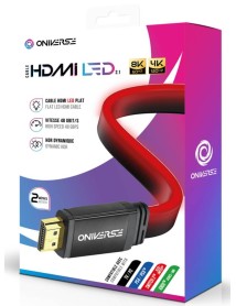 Oniverse Hdmi Led Cable 8k Red 