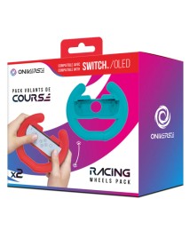 Oniverse Nsw Pack Of 2 Racing Wheel Controller Holders Blue/red 