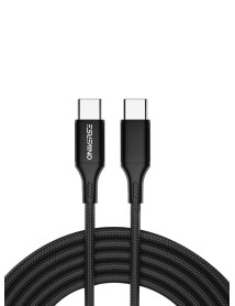Oniverse Usb-c To Usb-c Charging Cable 3 M Black 