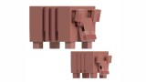 Figurina Joc Minecraft Armadillo And Baby Armadillo