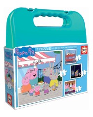 Educa 12-16-20-25 Pcs Peppa Pig Suitcase (80-18112)