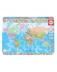 Educa 1500 Pcs The World Map (018500)