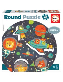 Educa 28 Pcs Round Puzzle The Space (80-18908) 
