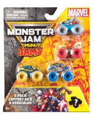 Monster Jam Mini Jams Marvel 5 Pack (6075434)