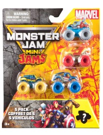 Monster Jam Mini Jams Marvel 5 Pack (6075434) 