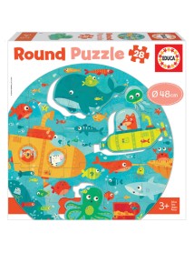 Educa Round Puzzle Under The Sea (80-18907) 