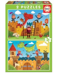 Educa Dragons And Knights 2x48 Pcs (80-17151)