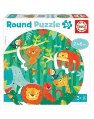 Educa Round Puzzle The Jungle (80-18906)