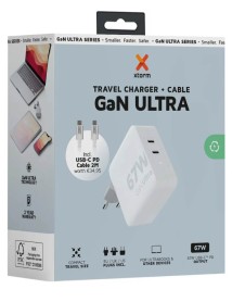 Xtorm 67w Gan Ultra Travel Charger + Usb-c Pd Cable 