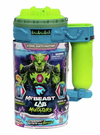 Figurina Joc Mr. Beast Lab Mutation Chamber Atomic Earth Panther (20426)