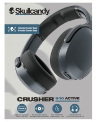 Skullcandy Crusher 540 Active Headphones Over-ear Black Coal