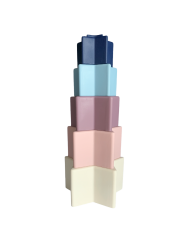 Magni Silicone Stacking Tower W. Star Shaped Boxes (5548)