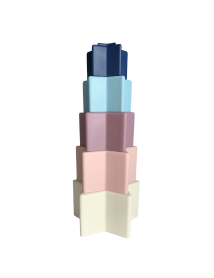 Magni Silicone Stacking Tower W. Star Shaped Boxes (5548) 