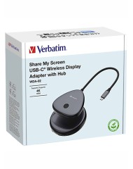 Verbatim Share My Screen Usb-c Wireless Display...