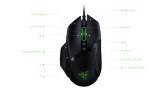 Razer Basilisk Mobile Portable Ergonomic Wireless Gaming Mouse Black pentru PC