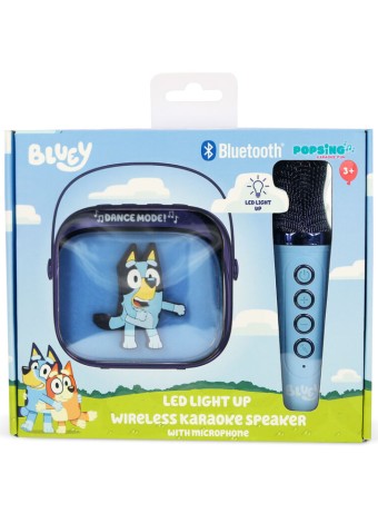 Otl Bluey Popsing Led Light-up Wireless Karaoke Speaker & Microphone pentru PC
