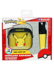 Tl Pikachu Popsing Led Light Up Wireless Karaoke Speaker With Microphone Pokemon 