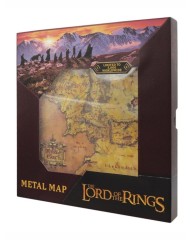 The Lord Of The Rings Metal Map