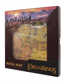 The Lord Of The Rings Metal Map 