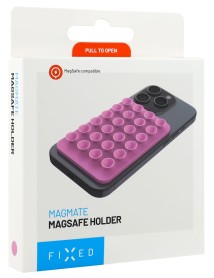 Fixed Magmate Magsafe Holder With Suction Cups Pink 