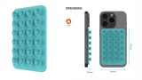 Fixed Magmate Magsafe Holder With Suction Cups Turquoise