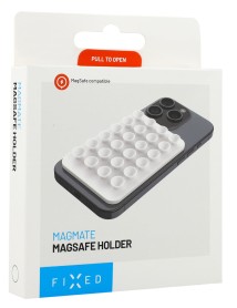 Fixed Magmate Magsafe Holder With Suction Cups White 