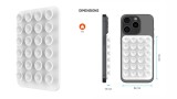Fixed Magmate Magsafe Holder With Suction Cups White