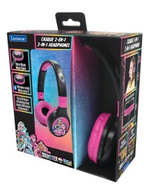 Lexibook Bluetooth Foldable Monster High Headphones (hpbt010mh) 
