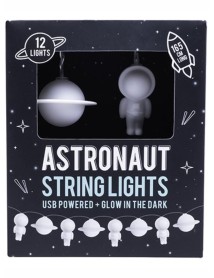 Astronaut String Lights Glow In The Dark 