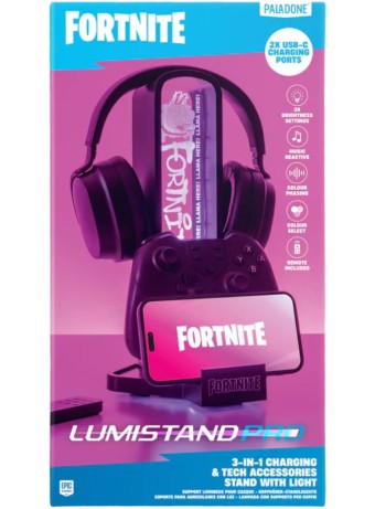Fortnite Desk Headphone Stand With Light pentru PS4 / PS5 / XBOX ONE / XBOX SERIES S / XBOX SERIES X