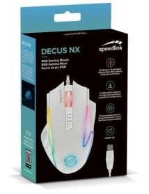 Speedlink Decus Nx Rgb Gaming Mouse White 
