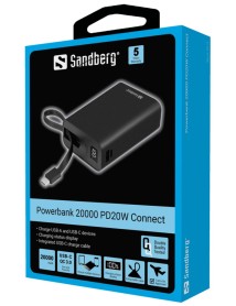 Sandberg Powerbank 20000 Pd20w Connect 