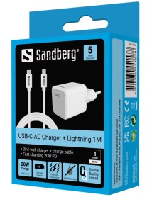 Sandberg Charger Usb-c 20w Lightning 1m 