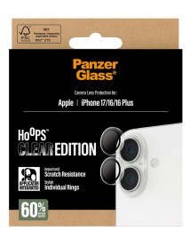 Panzerglass Hoops Camera Lens Protector Iphone 17/16/16 Plus Transparent 