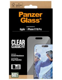 Panzerglass Screen Protector Classic Fit Easyaligner Iphone 17/iphone 16 Pro 