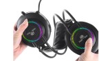 Trade Invaders Dual Headset With Backlit Microphone pentru PS5