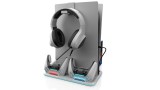 Trade Invaders Cooling And Charging Station Rgb Slim White pentru PS5