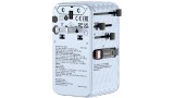 Verbatim Charger Travel 70w 2c Retractable Universal Travel Adapter Blue