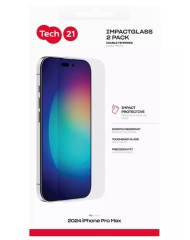 Tech21 Impact Glass 2 Pack Extra Strong Iphone 16 Pro Max