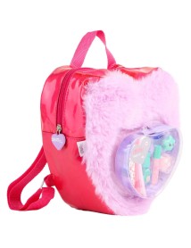 Create It! Makeup Set In Fluffy Backpack Love Purp (841009b) 