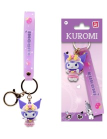 Yume Hello Kitty And Friends Keychain & Strap Kuromi Cute Outfit Series Random 