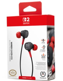 Powera Wired Earbuds Black 