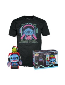 Pop! Lilo And Stitch Gamer Stitch With Frog And T Shirt M 