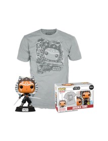Pop! Star Wars Ahsoka Tano Glows In The Dark & T Shirt M 