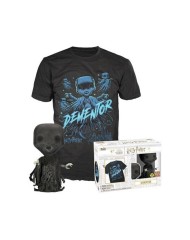 Pop! Harry Potter Dementor Glows In The Dark And T Shirt M