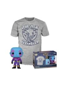 Pop! Marvel Guardians Of The Galaxy Drax Blacklight And T Shirt L 