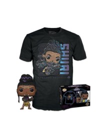 Pop! Marvel Black Panther Shuri Glows In The Dark & T Shirt S 
