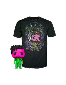 Pop! Marvel What If...? Infinity Killmonger Blacklight & T Shirt L 
