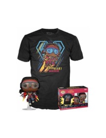 Pop! Black Panther Wakanda Forever Iron Heart Riri Williams Glows In The Dark And T Shirt S 