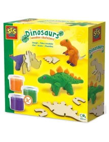 Ses Creative Dough Dinosaurs Wooden Skeletons (s00418) 